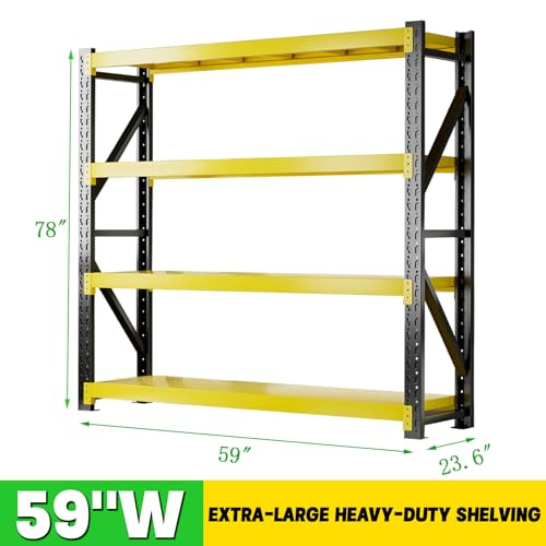 3000LBS Heavy Duty Storage Shelves (4 Count)