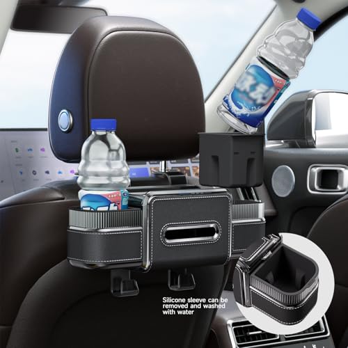 6-in-1 Car Headrest Backseat Organizer, Back Seat Car Organizer and Storage