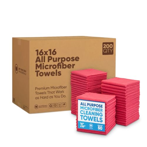 Bulk 16" x 16" All Purpose Towels Case Quantity (200 Count)