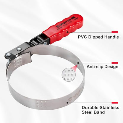 Large Oil Filter Wrench Adjustable Swivel Oil Filter Removal Tool
