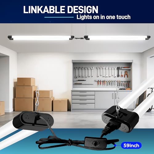 4FT 60W LED Shop Light (4 Count)