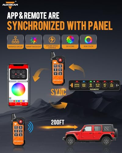 AS 600 Slim 6 Gang Switch Panel with Bluetooth APP &Wireless Remote