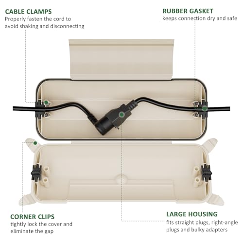 Outdoor Extension Cord Safety Cover