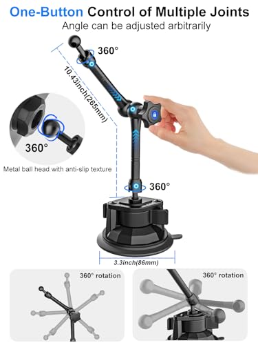 Tablet Holder for Car Dashboard Windshield