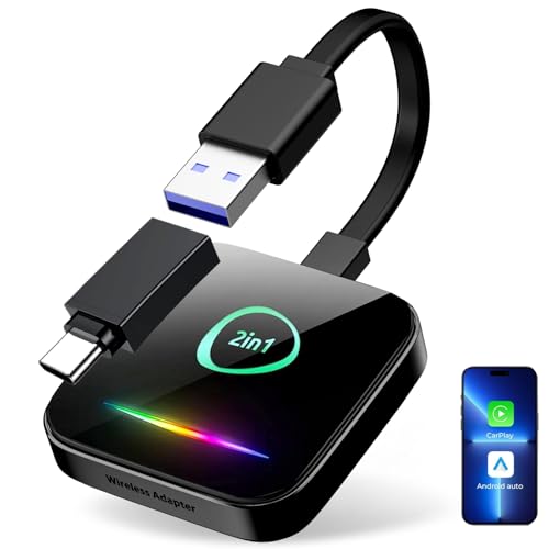 Wireless CarPlay Adapter & Android Auto Dongle