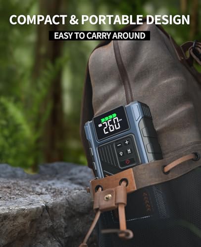 Car Battery Charger Jump Starter with Air Compressor
