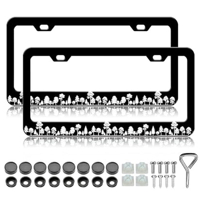 Forest License Plate Frames