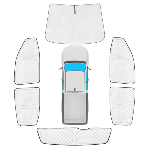 6pcs Thicken Sun Shades for Chevy Colorado 2015 (3 Count)