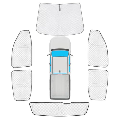 6pcs Thicken Sun Shades for Chevy Colorado 2015 (3 Count)