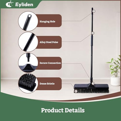 18" Push Broom for Deck Driveway Patio Garage