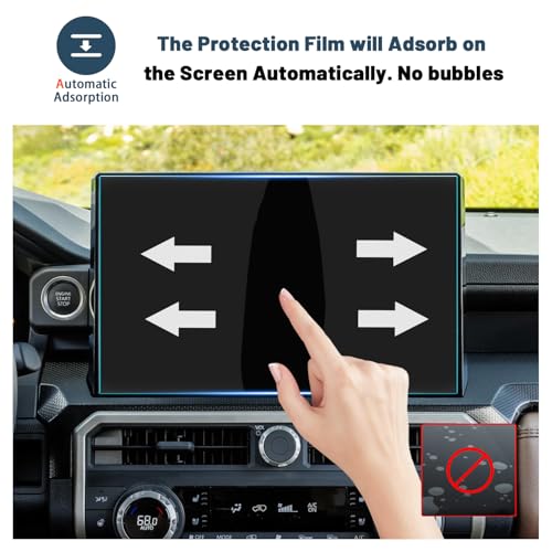 Matte Screen Protector for Toyota Tacoma 14" Display Touchscreen Matte Tempered Glass Compatible with 2024 2025 2026 Toyota Tacoma Accessories