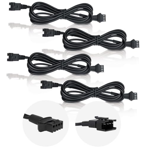 Rock Light Extension Wire 4 Pin 60 Inch for Trucks ATV UTV