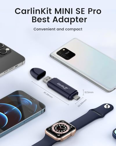 Mini SE Pro Wireless CarPlay & Android Auto Adapter