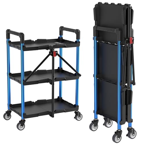 3 Tier Collapsible Utility Cart
