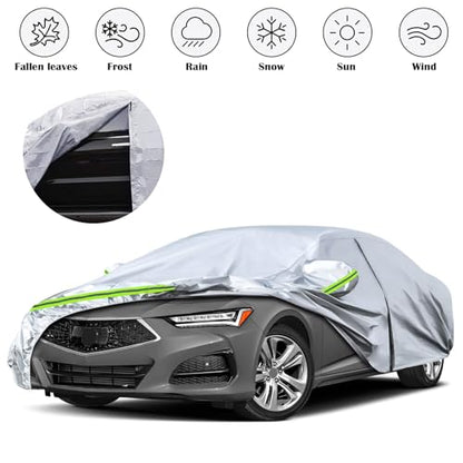 6 Layers Silver Waterproof Car Covers Replace for 2015