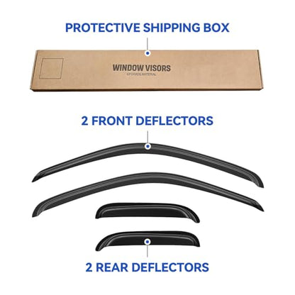 Window Visors Rain Guards for 1995