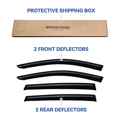 Window Visors Rain Guards for 2013