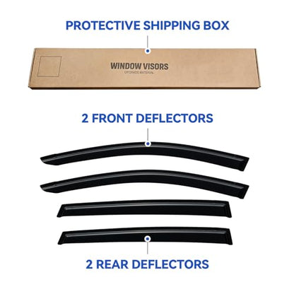 Window Visors Rain Guards for 2013