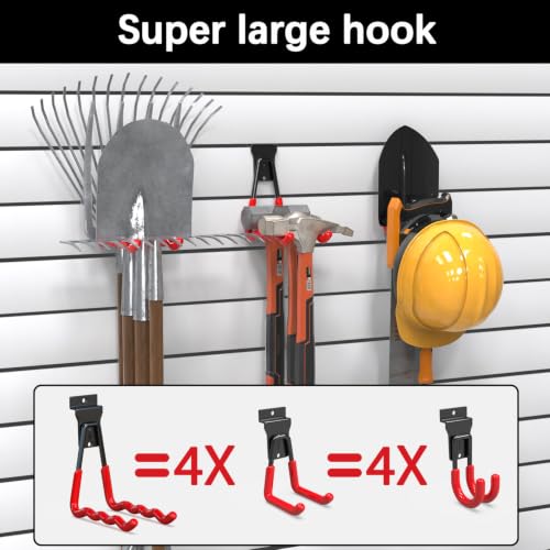 Slatwall Hooks 10 Pack Heavy Duty Multi Sizes (10 Count)