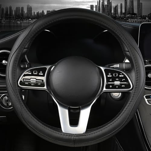 Genuine Leather Steering Wheel Cover