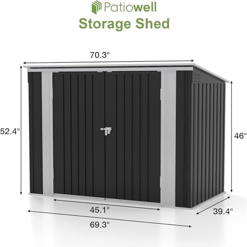6x3 FT Storage Shed