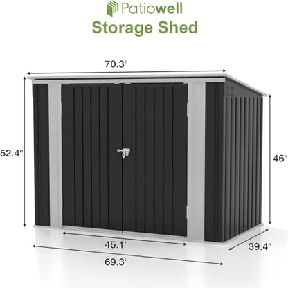 6x3 FT Storage Shed