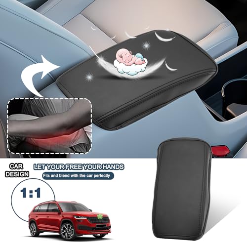 2024 2025 2026 Kona Armrest Cover for 2026 Hyundai Kona Accessories Center Console Cover 2024 Kona Armrest Cover Protector Compatible with 2024 2025 2026 Hyundai Kona SE