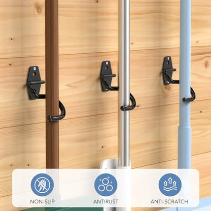 6 Pack Metal Garage Hooks