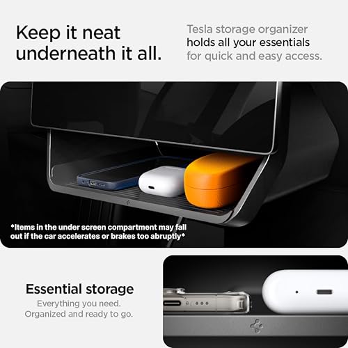 Under Screen Storage Organizer for Legacy Tesla Model Y and 3
