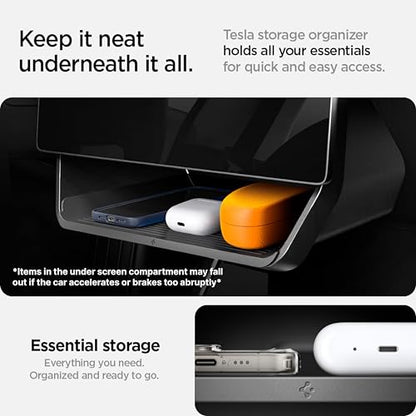 Under Screen Storage Organizer for Legacy Tesla Model Y and 3