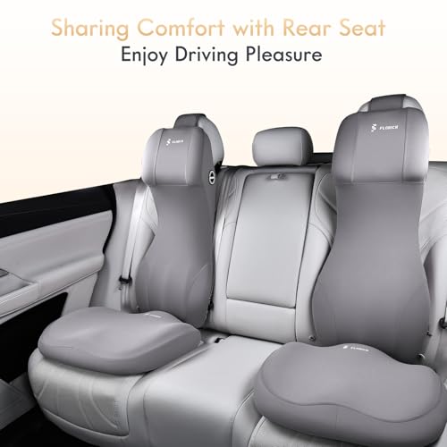 Memory Foam Car Seat Cushion and Lumbar Support Headrest Pillow Ergonomic 2