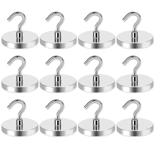 Magnetic Hooks for Cruise Cabins (12 Count)