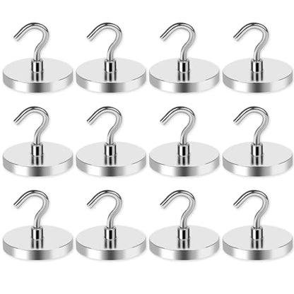Magnetic Hooks for Cruise Cabins (12 Count)
