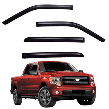 Window Visors Rain Guards Fits 2009