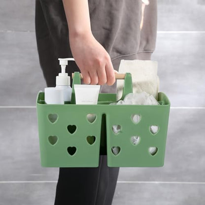 Portable Shower Caddy Plastic Shower Basket Organizer with Handle
