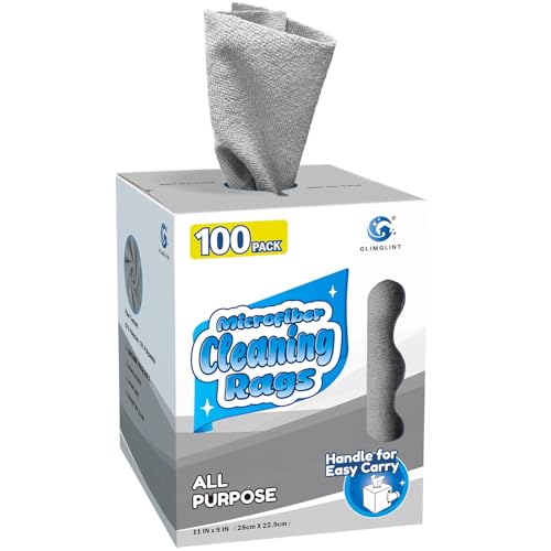 Microfiber Cleaning Cloth 100 Pack (100 Count)