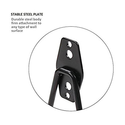 Wall Mount Heavy Duty Double Utility Tools Hooks with Anti (4 Count)