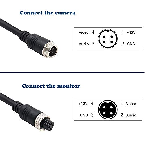 34FT Backup Camera Extension Cable