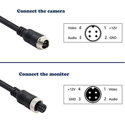34FT Backup Camera Extension Cable