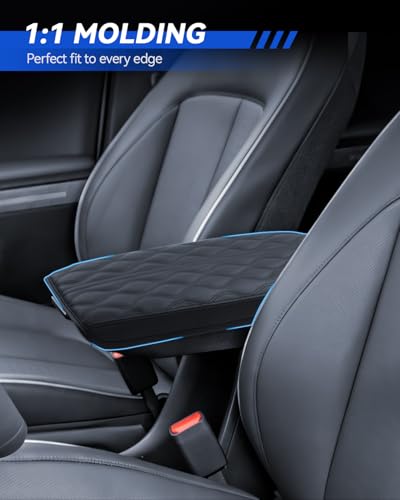 Armrest Cover for 2022 2023 2024 Hyundai Ioniq 5 Accessories Center Console Middle Lid Pad Protector for Car Elbow Rest
