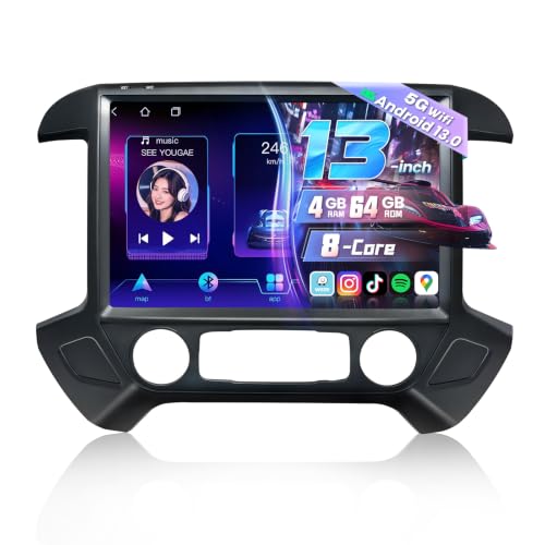 13.1 Inch 8 Core Radio for Chevy Silverado GMC Sierra 2014