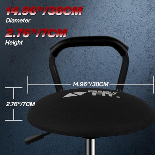 Garage Stool Adjustable Height Swivel Work Mechanic Shop Stool with Backrest