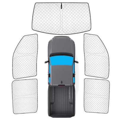 5pcs Thicken Sun Shades for Nissan Frontier 2022 (5 Count)