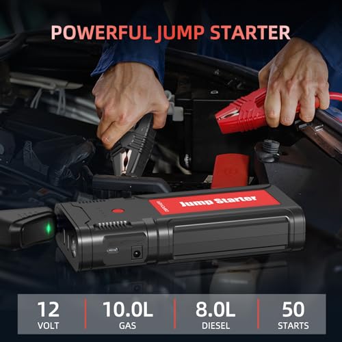 Jump Starter 2750A Peak 76.96Wh Portable Car Jump Starter