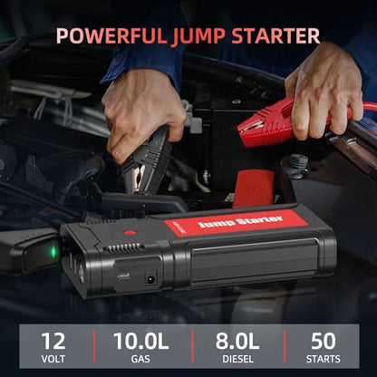 Jump Starter 2750A Peak 76.96Wh Portable Car Jump Starter