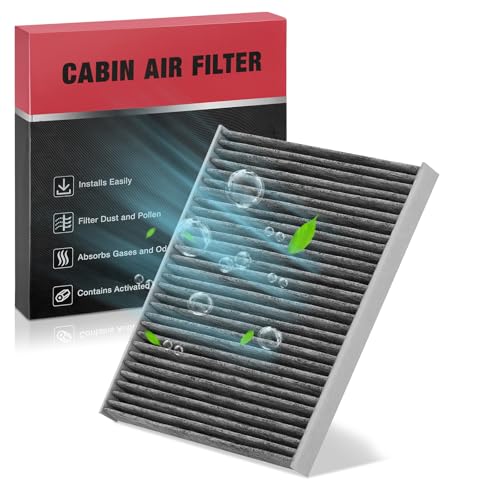 Cabin Air Filter with Activated Carbon Compatible with Jeep Wrangler 2018 2019 2020 2021 2022 2023