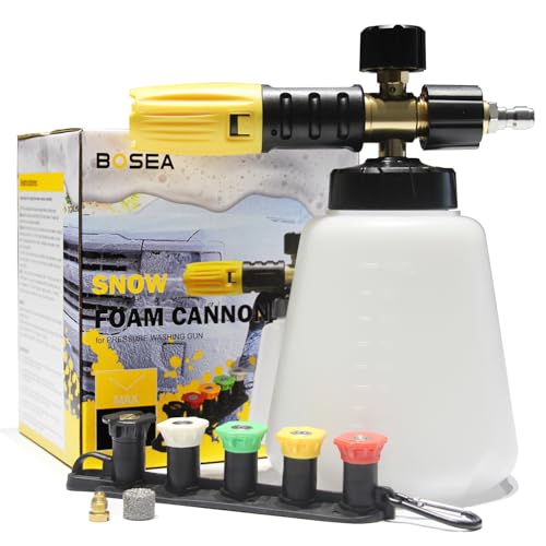 Foam Cannon with Pressure Washer Tips and Nozzle Holder