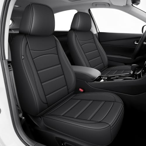 Car Seat Covers Custom Fit for Honda Accord 2023 2024 2025 2026 Full Set Waterproof Faux Leather Full Coverage Car Seat Protector
