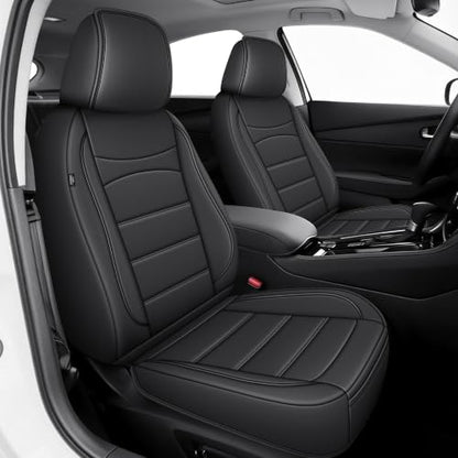 Car Seat Covers Custom Fit for Honda Accord 2023 2024 2025 2026 Full Set Waterproof Faux Leather Full Coverage Car Seat Protector