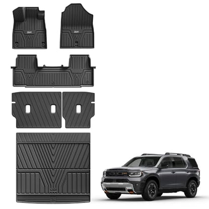 Floor Mats & Cargo Liner & seatback mats Fit for Honda Passport 2026